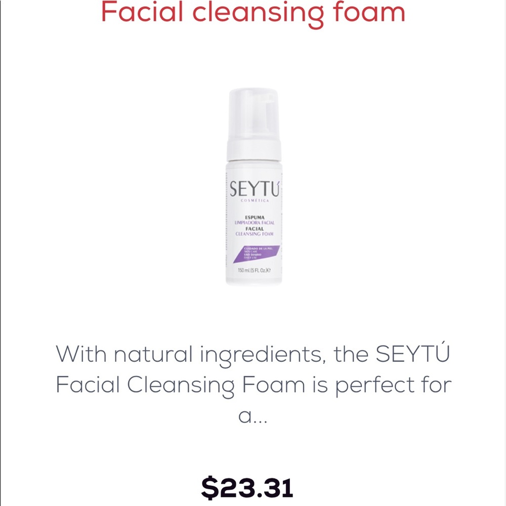 Facial cosmetic wash